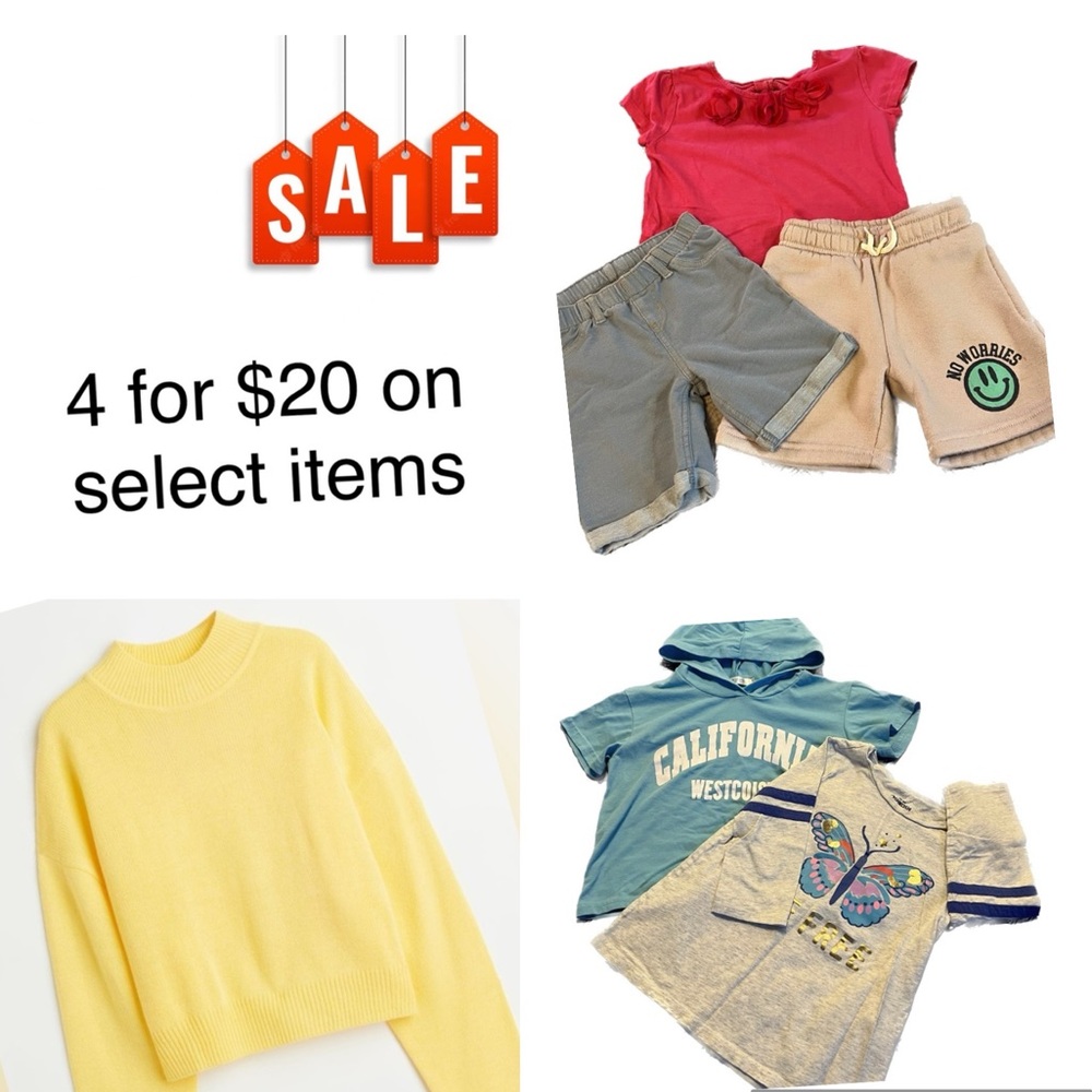 BUNDLE 4 ITEMS for 20$ (marked with❗️in my closet) - Picture 1 of 2
